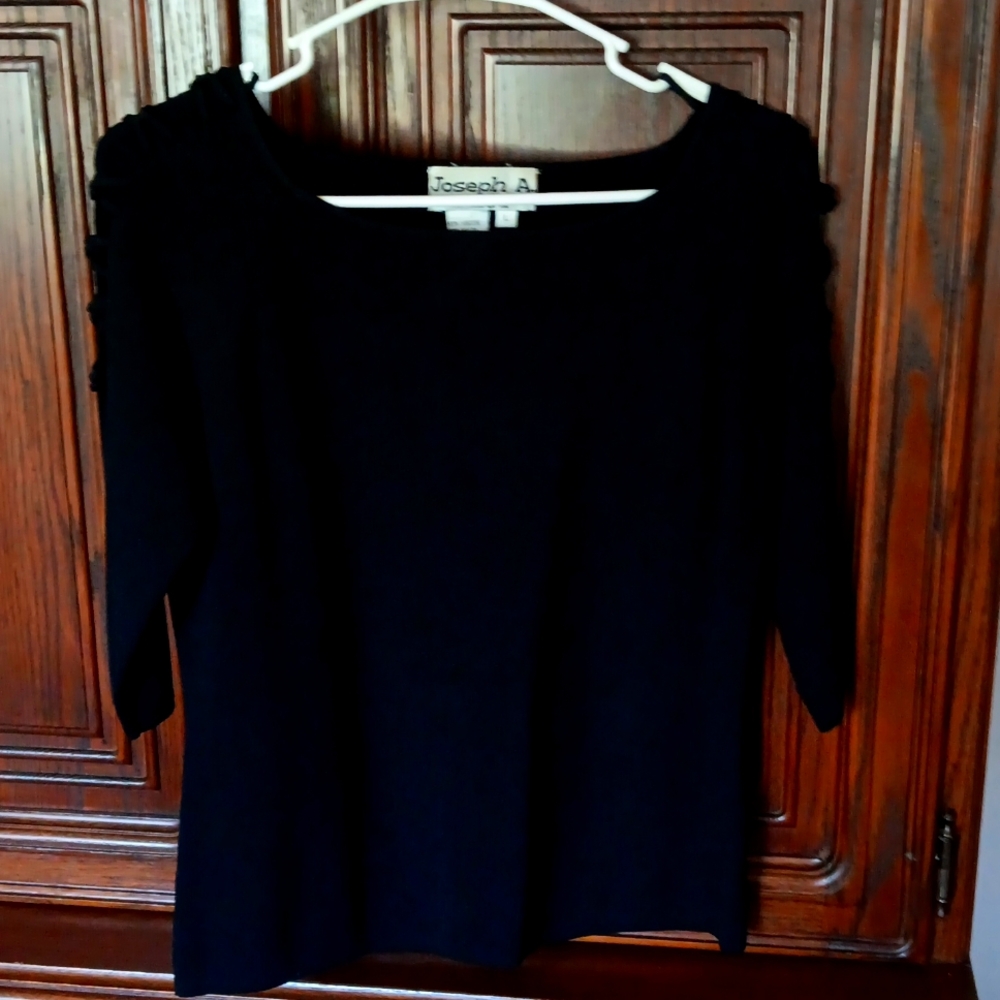 Joseph A black silk evening wear Size L